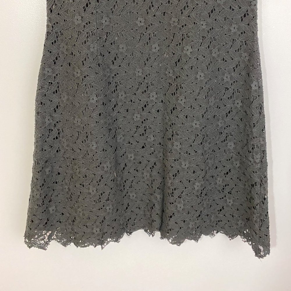 Tulle Black Lace Fitted Dress - Picture 6 of 6